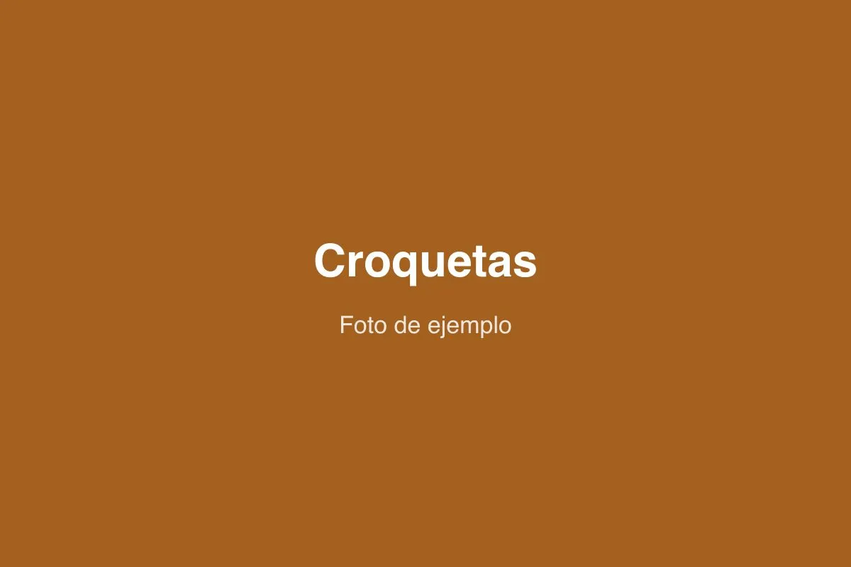 Foto de Croquetas caseras de jamón