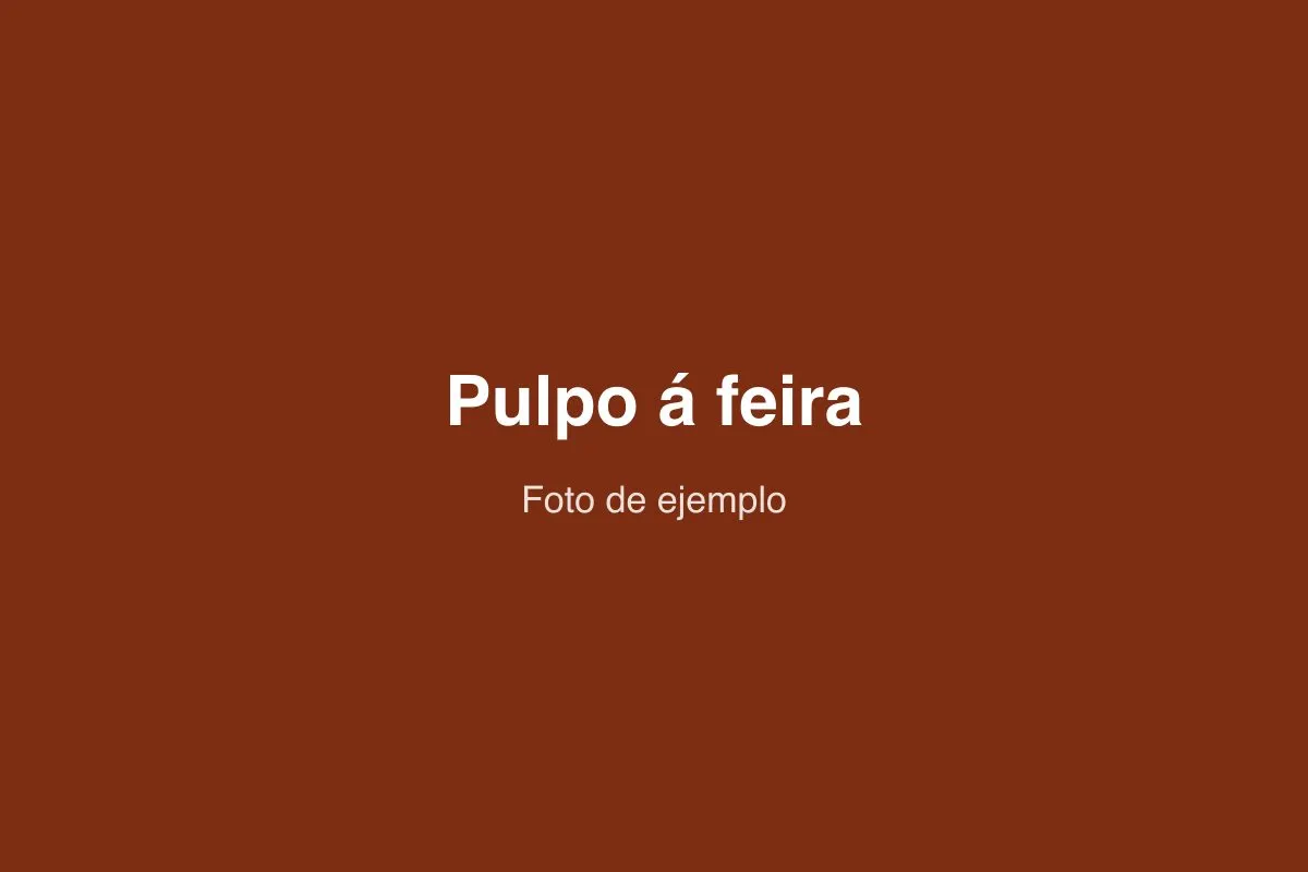 Foto de Pulpo á feira